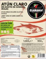 ATUN CLARO MIGAS 1KG EUSKASOL 12UNI