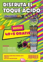 MENTOS SOUR PACK ESPIGA 49+5